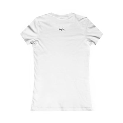 Royal Lace Reverie Bow Tee | Floral Ribbon Chest Graphic, Feminine Vintage Style