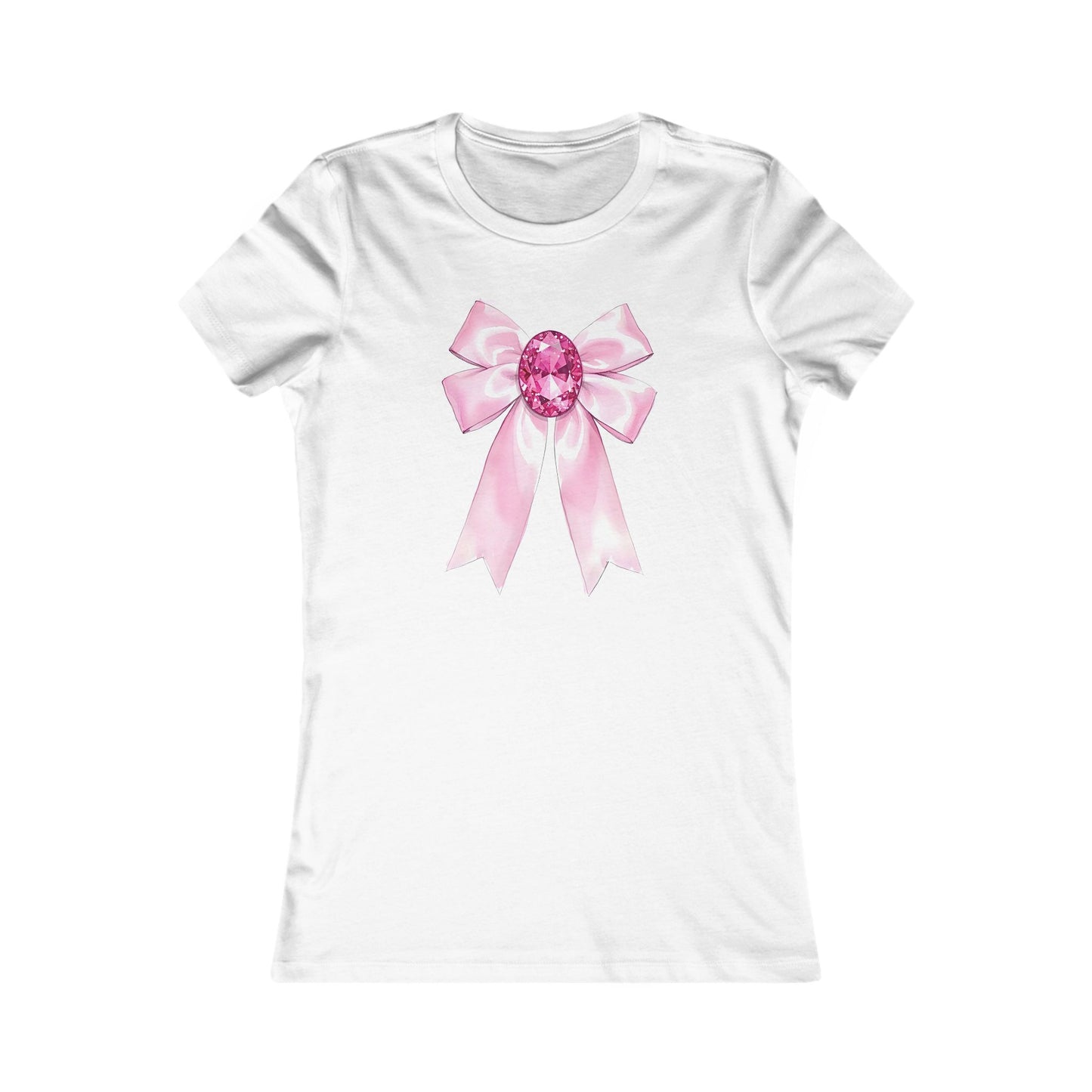 Velvet Bloom Bow Tee | Ribbon Graphic Shirt, Feminine Cute Fashion